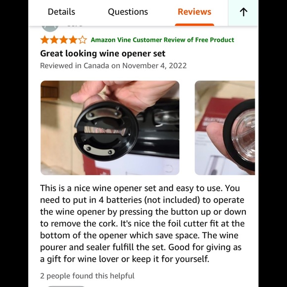 Muson Electric Wine Bottle Opener - Picture 10 of 10